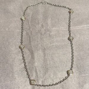 Elegant Silver and Gold Necklace